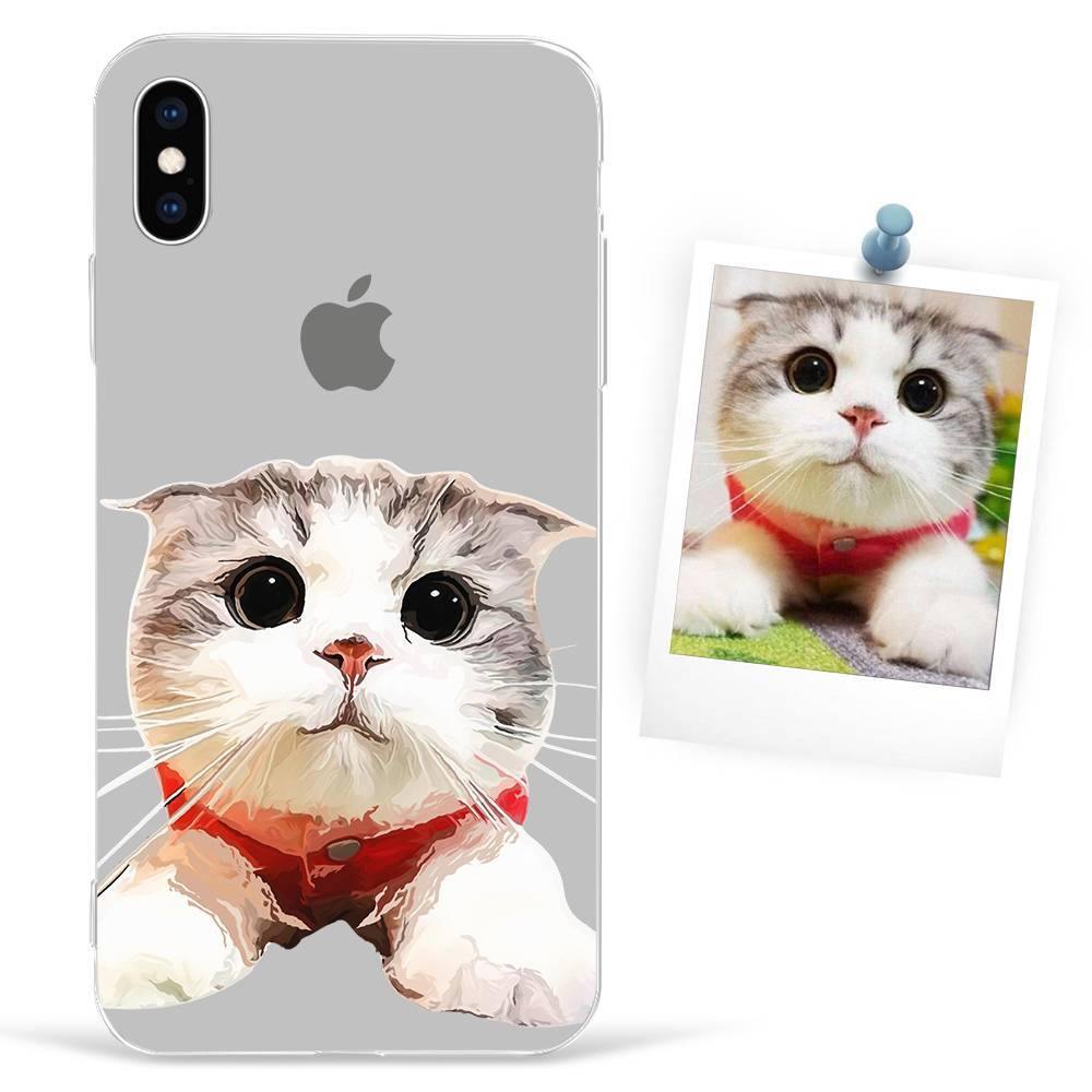 iPhone Xs Max Custom Photo Protective Anime Phone Case Soft Shell Matte - 