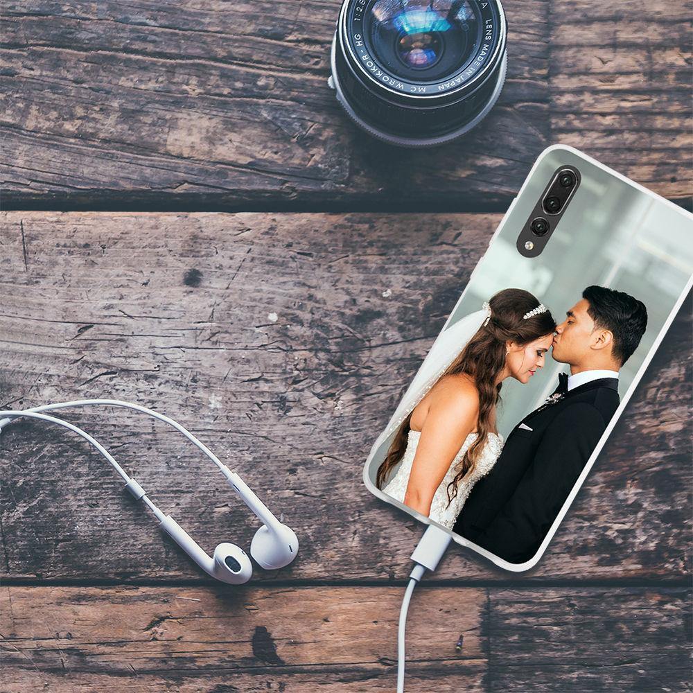 Custom Photo Protective Phone Case Transparent Soft Shell Matte - Huawei P20 Pro - 