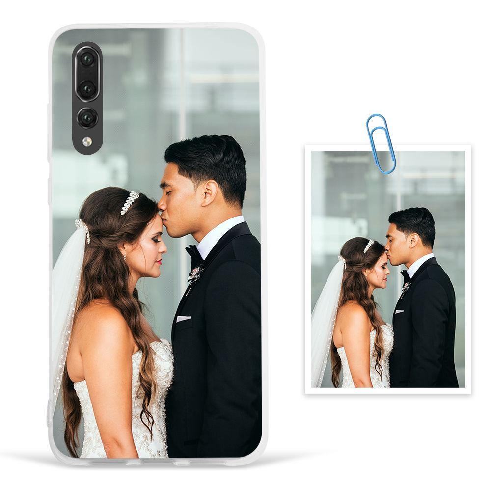 Custom Photo Protective Phone Case Transparent Soft Shell Matte - Huawei P20 Pro - 