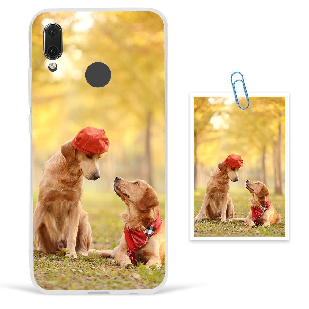 Custom Photo Protective Phone Case Transparent Soft Shell Matte - Huawei P20 Lite/Nova3e - 