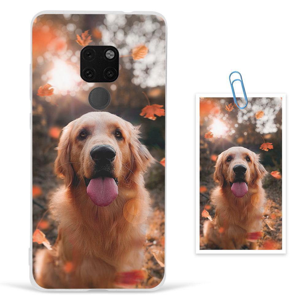 Custom Photo Protective Phone Case Transparent Soft Shell Matte - Huawei Mate20 - 