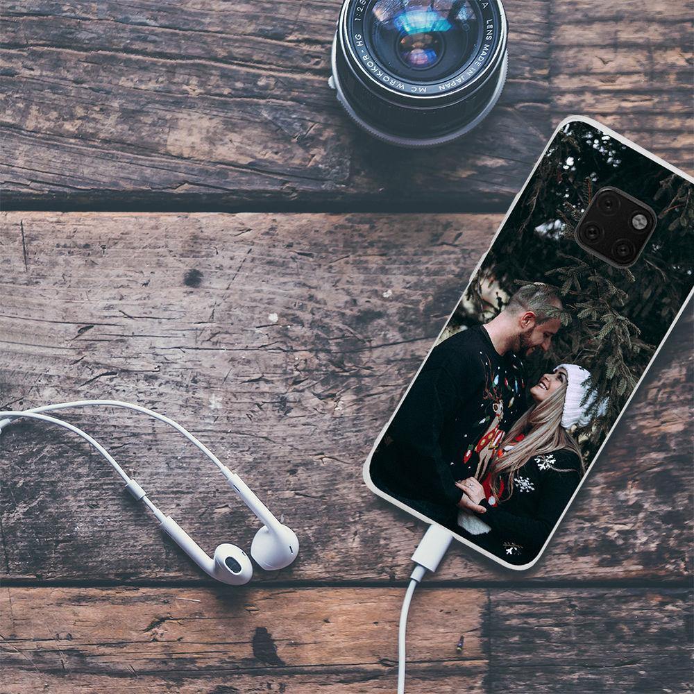 Custom Photo Protective Phone Case Transparent Soft Shell Matte - Huawei Mate20 Pro - 