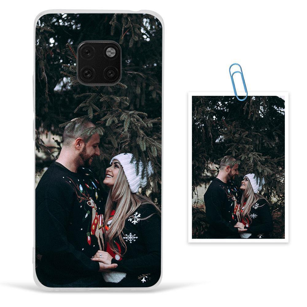 Custom Photo Protective Phone Case Transparent Soft Shell Matte - Huawei Mate20 Pro - 