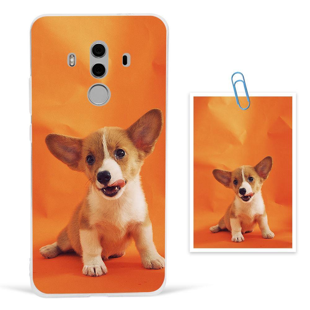 Custom Photo Protective Phone Case Transparent Soft Shell Matte - Huawei Mate10 Pro - 