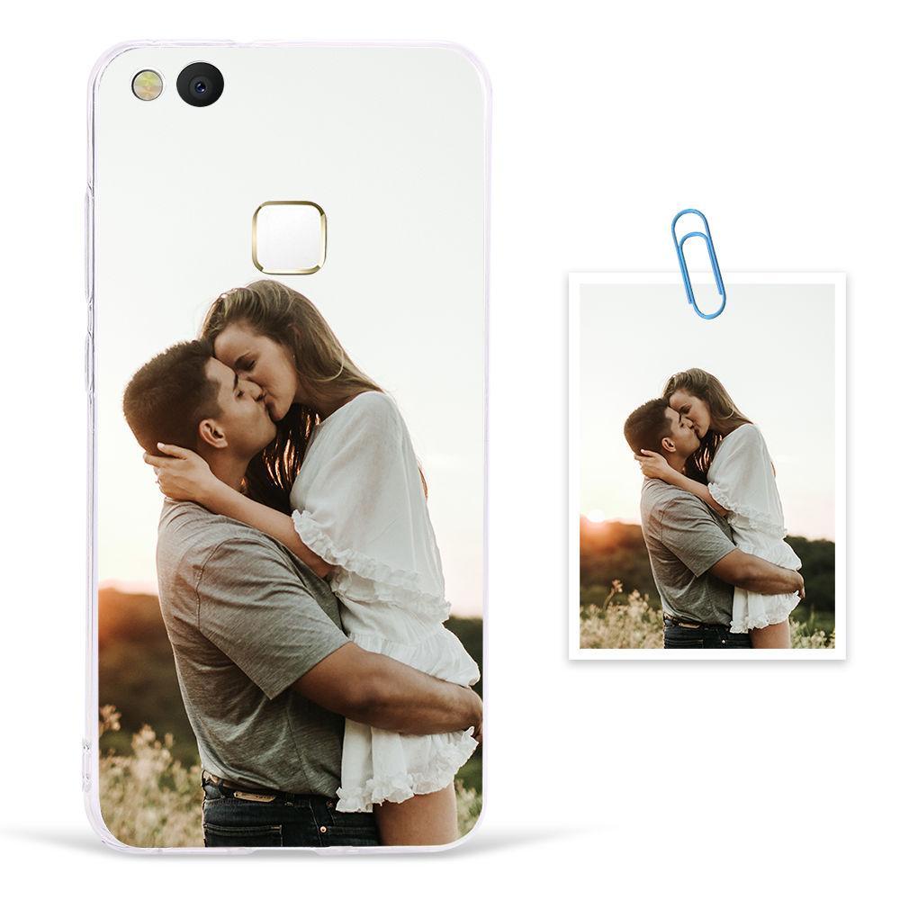 Custom Photo Protective Phone Case White Soft Shell Matte iPhone 12 Pro Max - 
