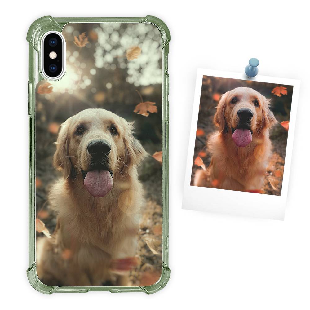 Photo Phone Case Silicone Anti-drop Soft Shell Black - iPhone 7p/8p - 