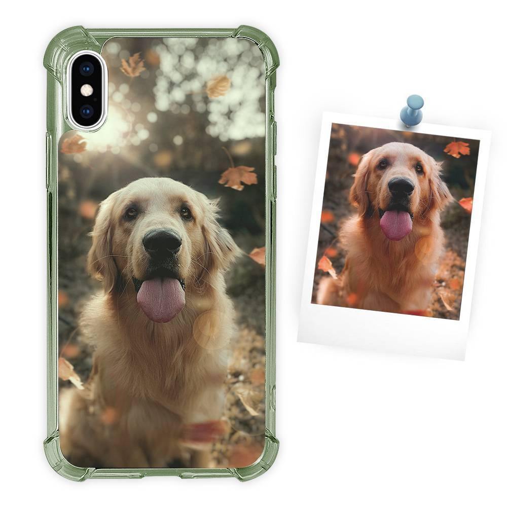 Photo Phone Case Silicone Anti-drop Soft Shell Black - iPhone Xs -