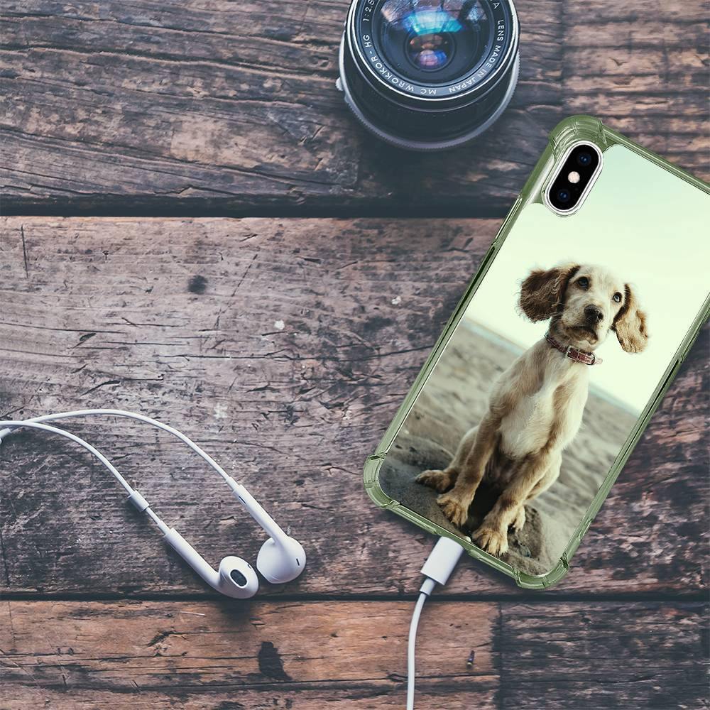 Photo Phone Case Silicone Anti-drop Soft Shell Black - iPhone X - 