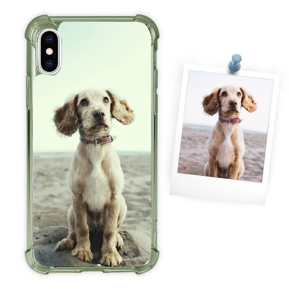 Photo Phone Case Silicone Anti-drop Soft Shell Black - iPhone Xs -