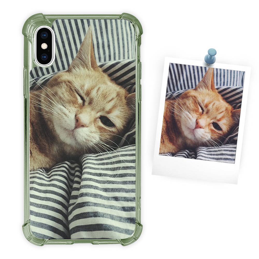 Photo Phone Case Silicone Anti-drop Soft Shell Black - iPhone Xs Max - 