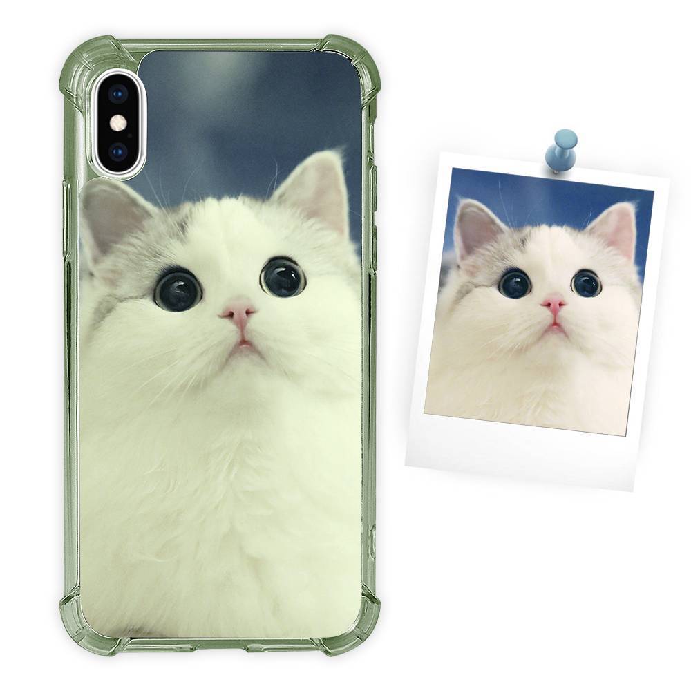 Photo Phone Case Silicone Anti-drop Soft Shell Black - iPhone 7p/8p - 