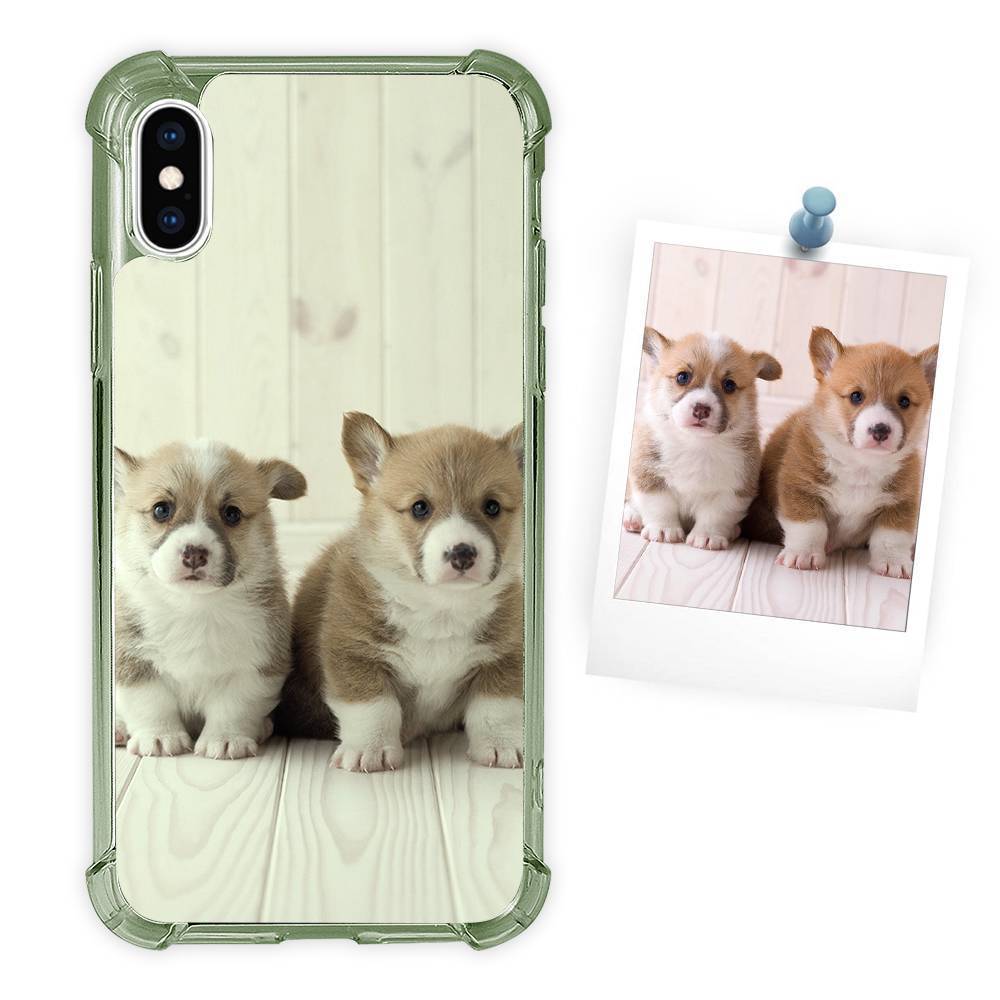 Photo Phone Case Silicone Anti-drop Soft Shell Black - iPhone 7p/8p - 