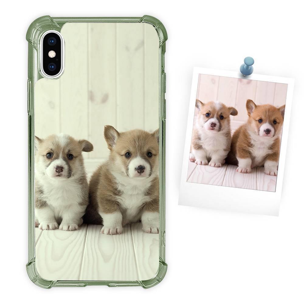 Photo Phone Case Silicone Anti-drop Soft Shell Black - iPhone Xs -