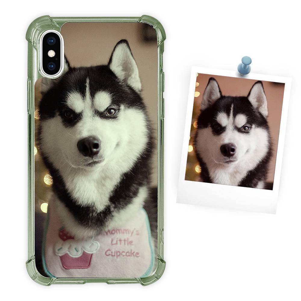 Photo Phone Case Silicone Anti-drop Soft Shell Black - iPhone Xs -
