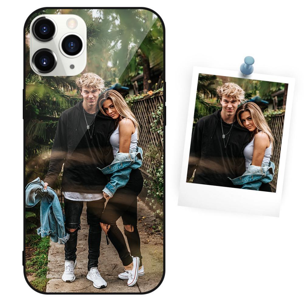 Custom Photo Protective Phone Case Tempered Glass iPhone 12 Pro Max - 