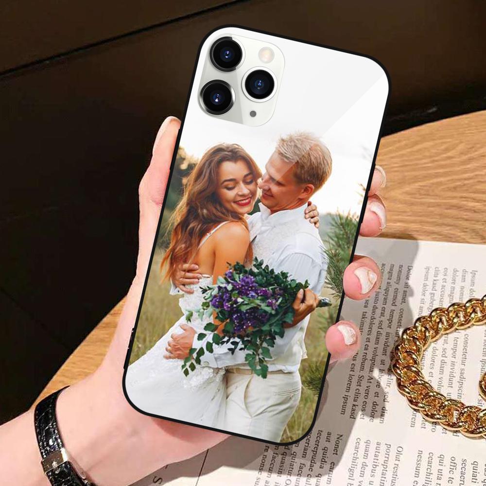 Custom Photo Protective Phone Case Tempered Glass iPhone12/12Pro - 