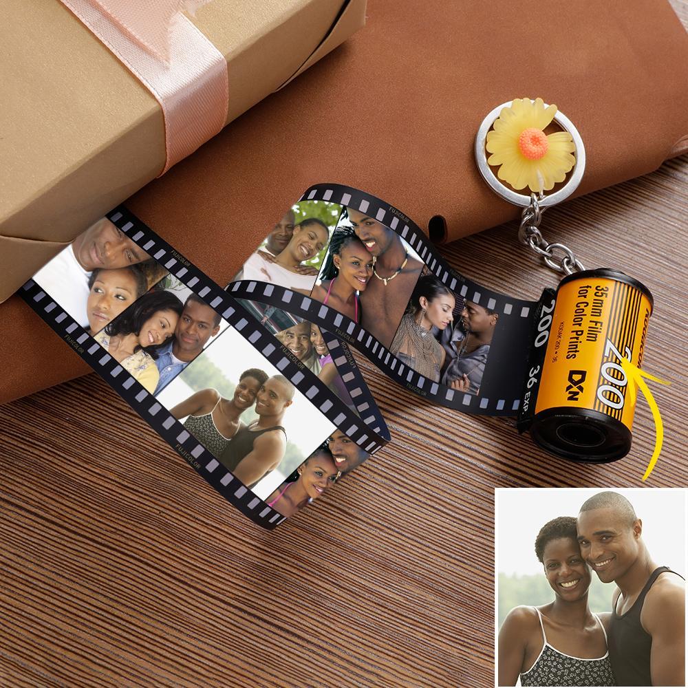 Photo Keychain Camera Roll Keychain Multiphoto Unique Gifts - 