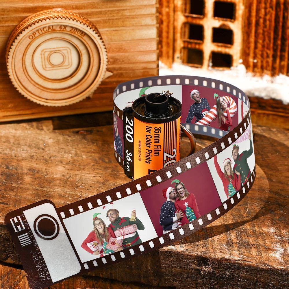 20 Pics Photo Film Roll Keychain with Pictures Customized Photo Gift Best Gifts