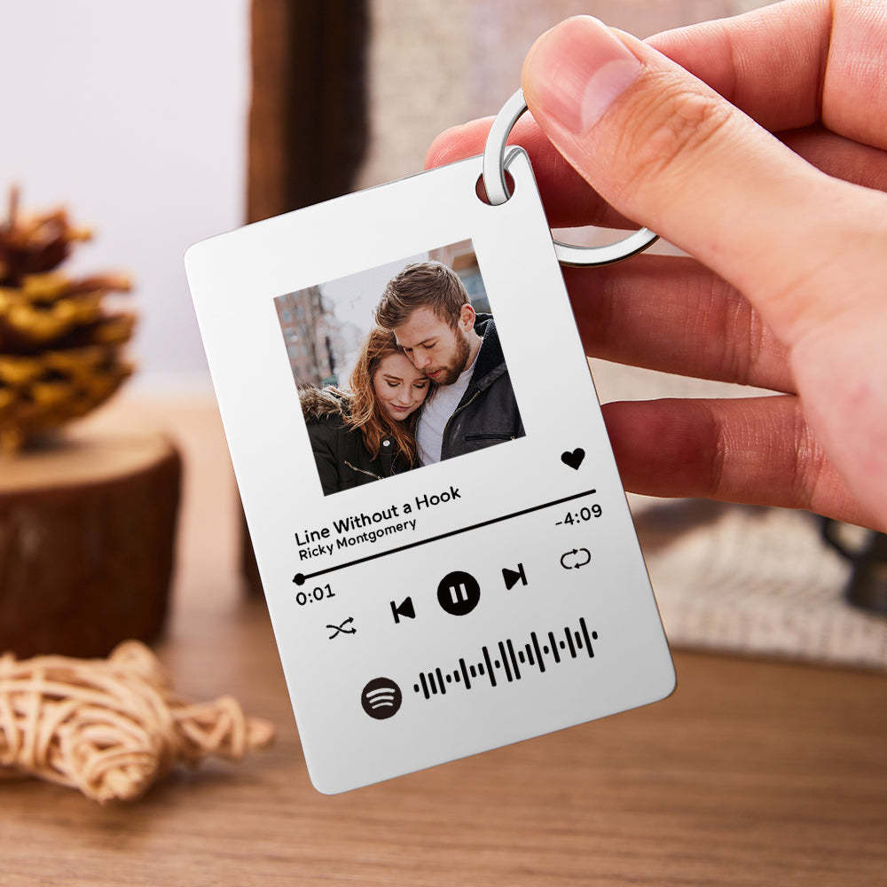 Custom Photo Scannable Spotify Code Music Plaque Valentine's Day Gifts - soufeelmy
