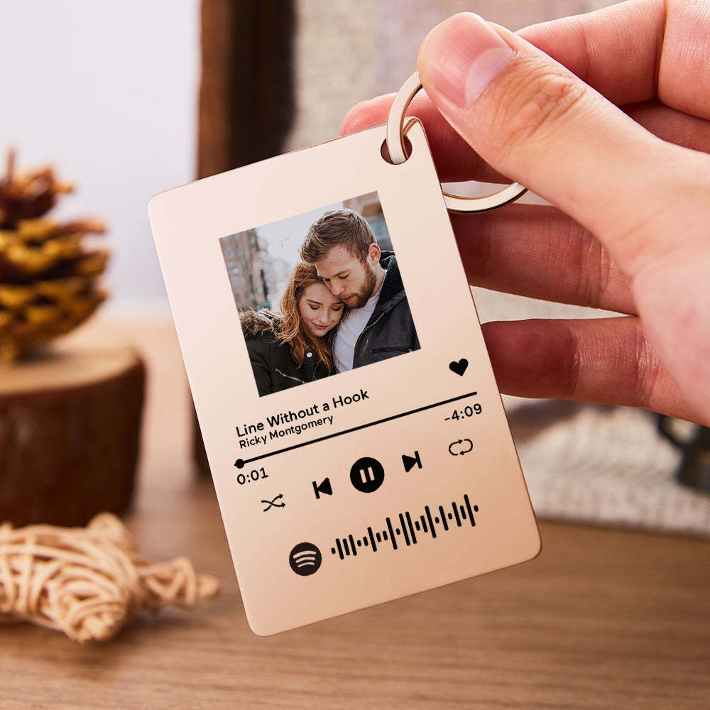 Custom Photo Scannable Spotify Code Music Plaque Valentine's Day Gifts Christmas Gift - soufeelmy