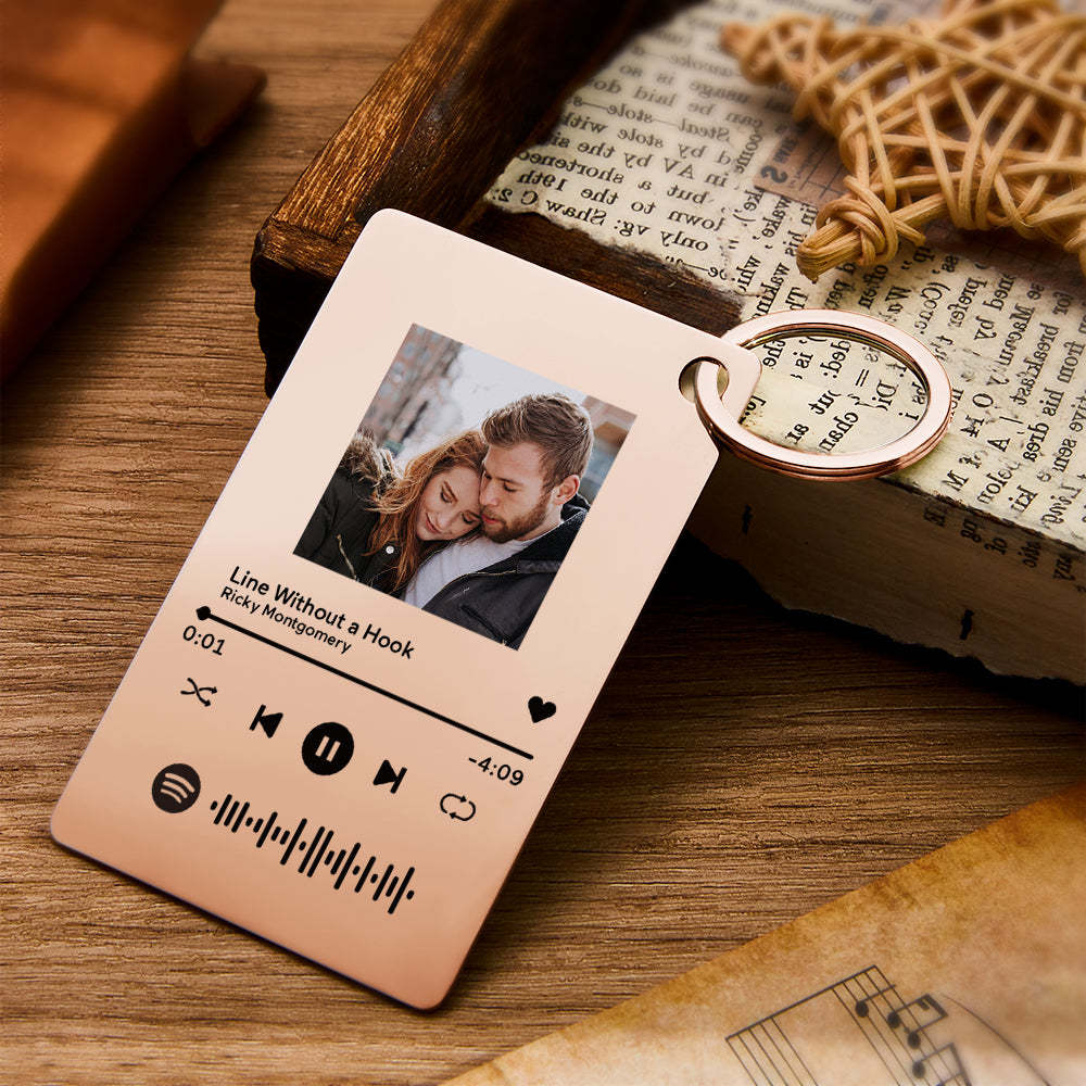 Custom Photo Scannable Spotify Code Music Plaque Valentine's Day Gifts Christmas Gift - soufeelmy