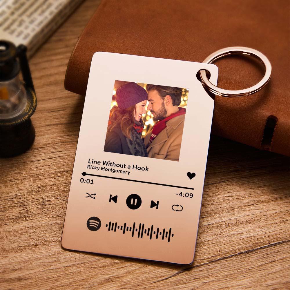 Custom Photo Scannable Spotify Code Music Plaque Valentine's Day Gifts Christmas Gift - soufeelmy