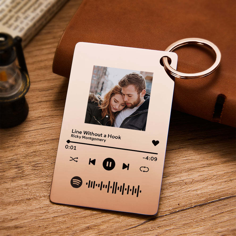 Custom Photo Scannable Spotify Code Music Plaque Valentine's Day Gifts Christmas Gift - soufeelmy