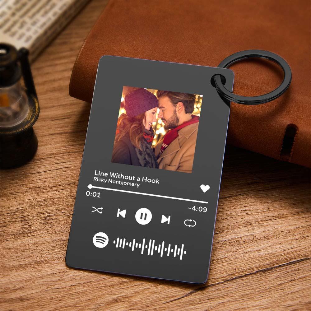 Custom Photo Scannable Spotify Code Music Plaque Valentine's Day Gifts Christmas Gift - soufeelmy