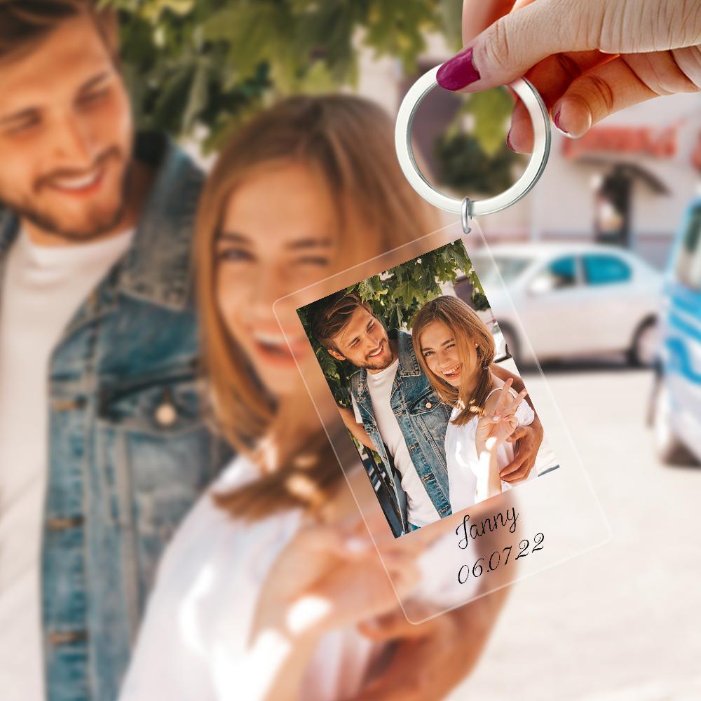 Personalised Photo Keychain Gifts Birthday Farewell Anniversary Valentine Best Friend Sibling Boyfriend - soufeelmy