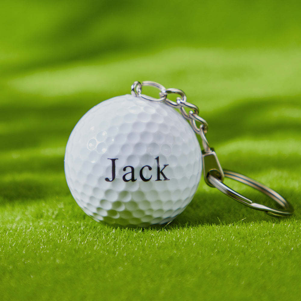 Custom Engraved Keychain Golf Creative Sport Gifts - soufeelmy
