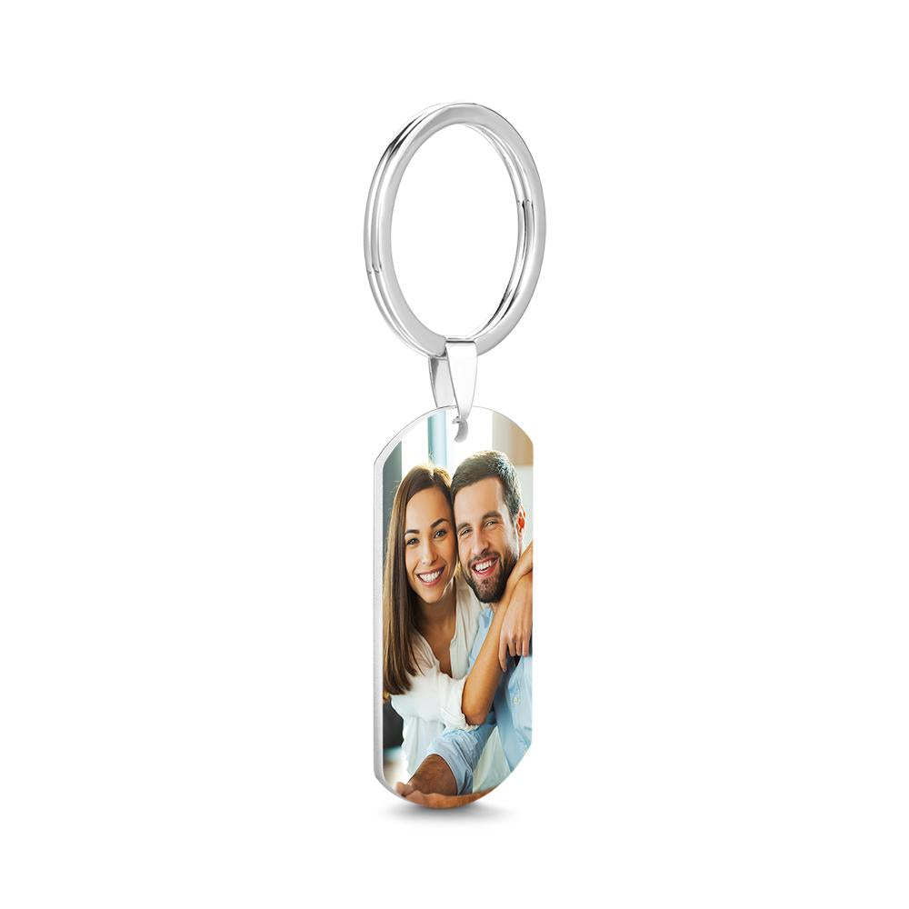 Drive Safe Keychain Customized Photo Gifts Drive Safe I Need You Here With Me Valentines Day Gift For Him - soufeelmy