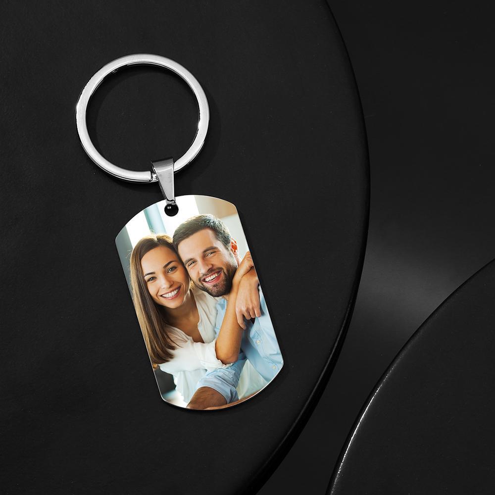 Drive Safe Keychain Customized Photo Gifts Drive Safe I Need You Here With Me Valentines Day Gift For Him - soufeelmy