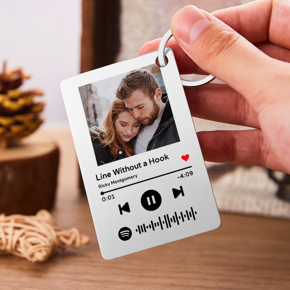 Custom Keychain With Picture Valentine's Day Birthday Gifts Personalized Keychains for Men Women - soufeelmy