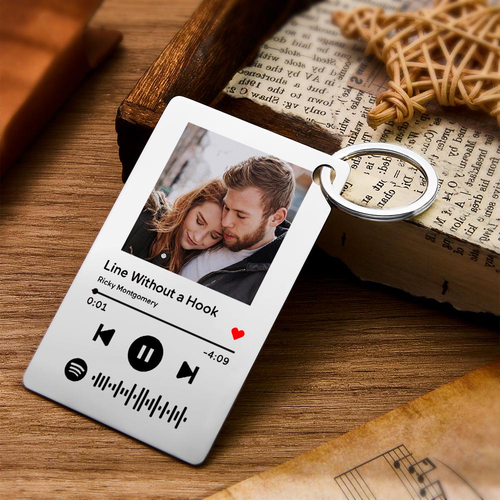 Custom Keychain With Picture Valentine's Day Birthday Gifts Personalized Keychains for Men Women - soufeelmy