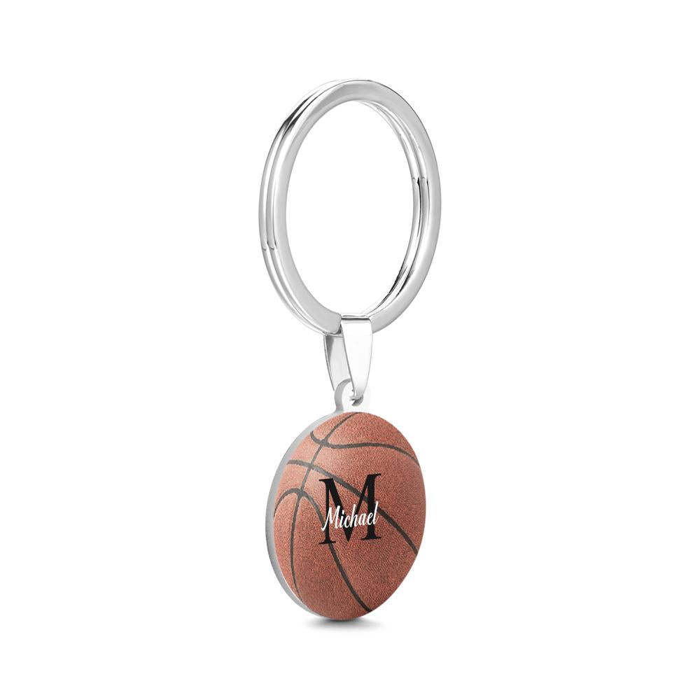 Personalized Basketball Keychain Custom Text Key Chains - soufeelmy