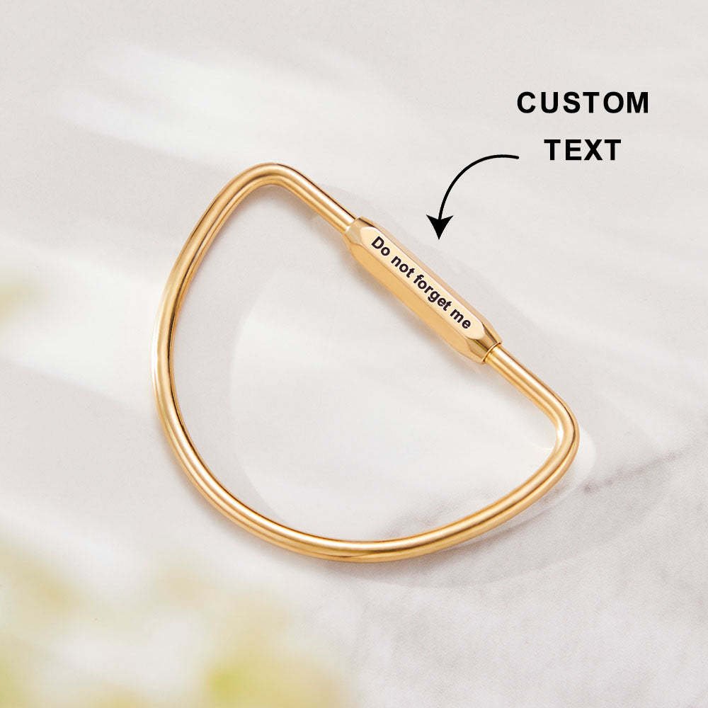 Personalized D Keyring Custom Engraved Camping Carabiner Keychain for Men - soufeelmy