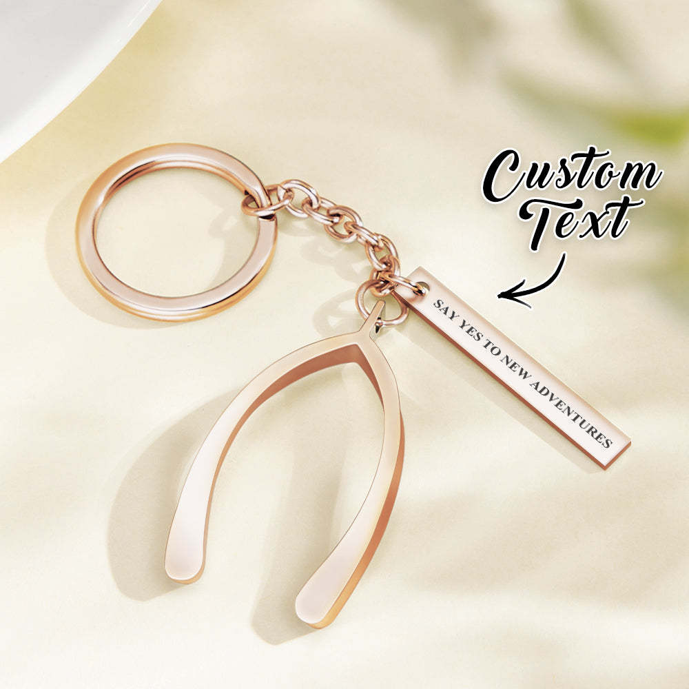 Personalized Engraved Key Chain Unique Custom Pendant Keychain Anniversary Gifts - soufeelmy