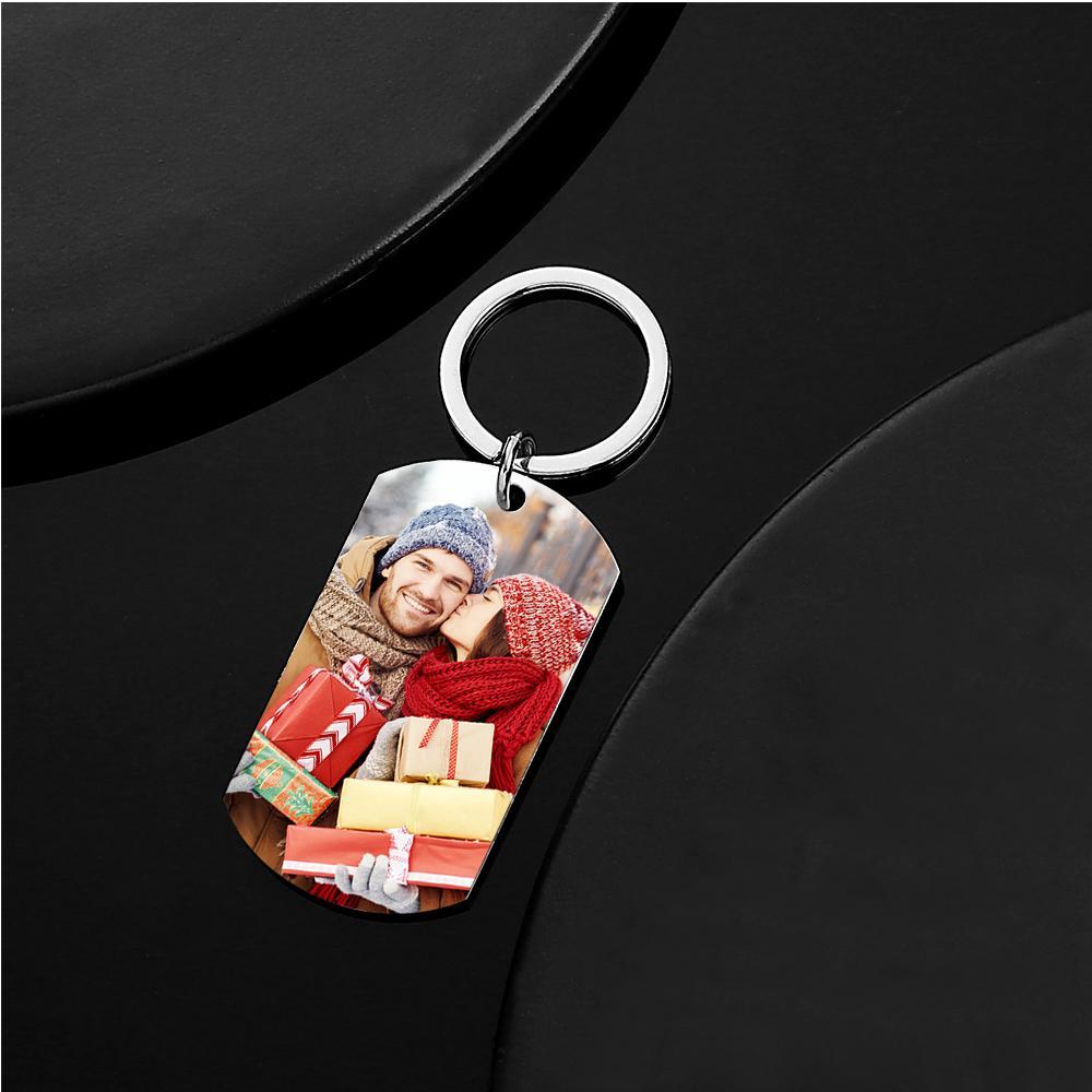 Custom Keychain Color Photo Calendar Keychain Tag Keychain Gift For Couples - soufeelmy