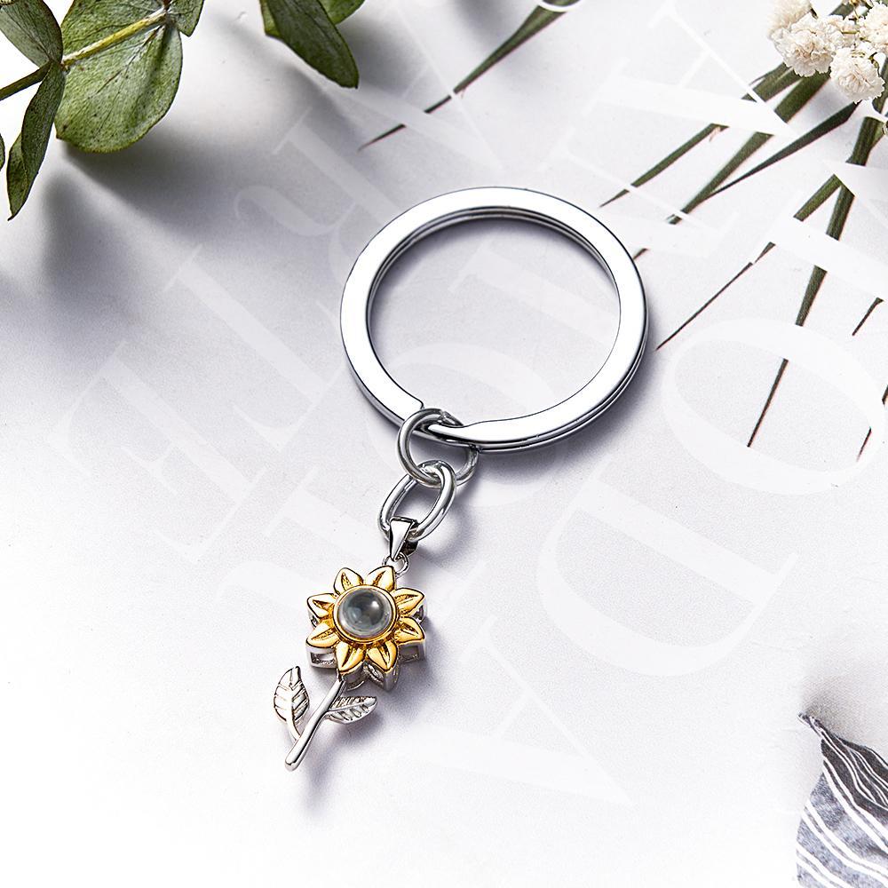 Custom Photo Projection Keychain for Women Keychain with Photo inside  Hidden Photo Keychain Pet Memorial Gift - soufeelmy