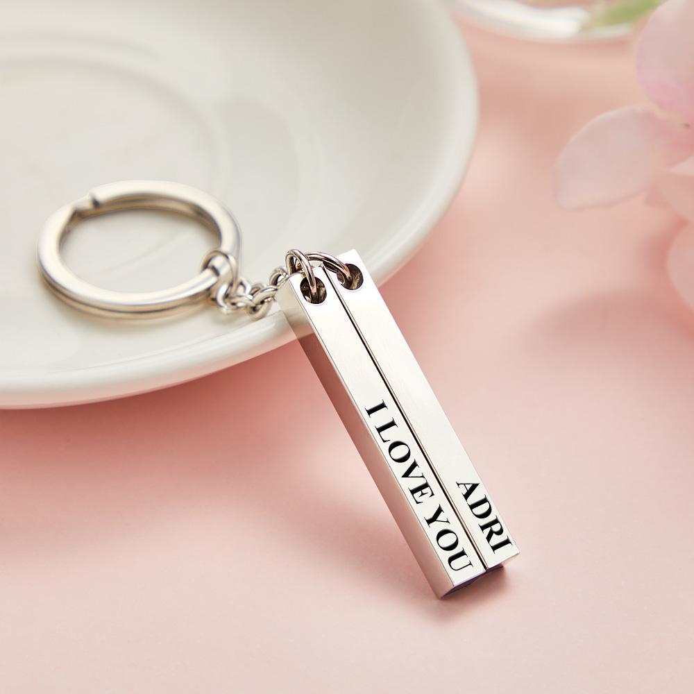 Custom Engraved Keychain Exclusive Gift for Your Loved Ones - soufeelmy