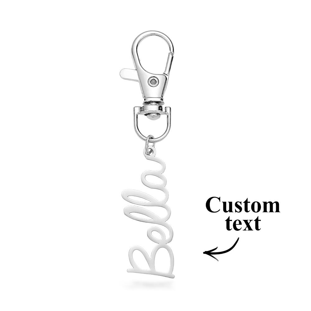 Custom Name Keychain Thoughtful Keepsake for Remembering Loved Ones Wire Name Keychain Perfect Gifts for Anyone - soufeelmy