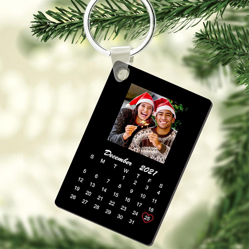 Winter Gifts Custom Christmas Keychain Calendar Keychain Best Gifts For Love -