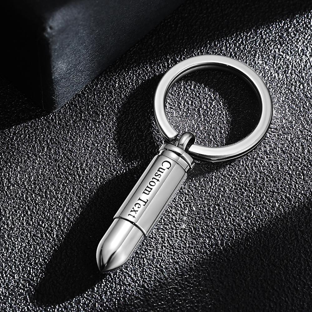 Custom Engraved Bullet Keychain for Children Christmas Gifts - 