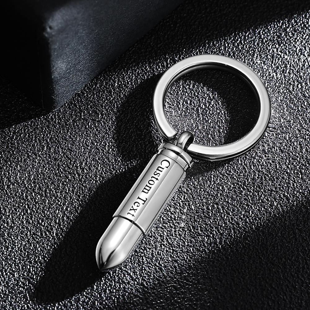 Custom Engraved Bullet Keychain for Children Christmas Gifts -