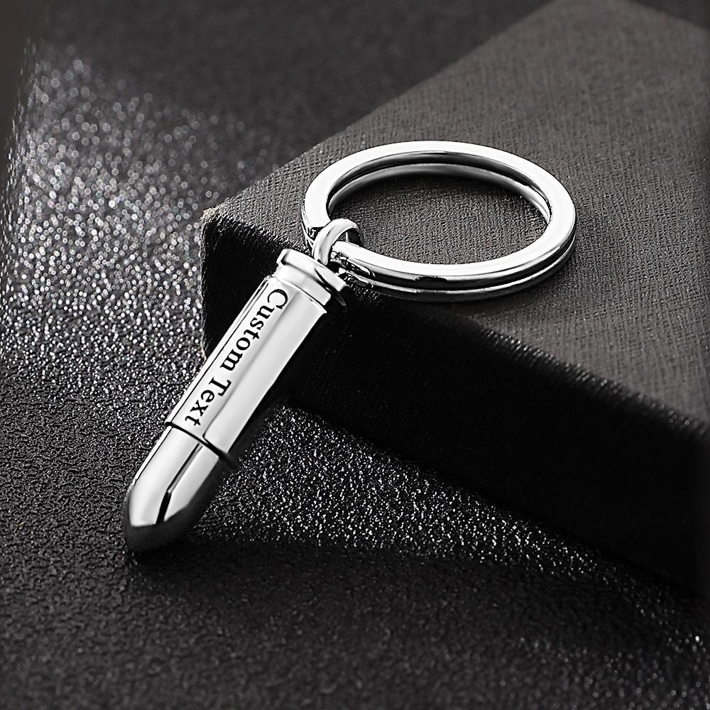 Custom Engraved Bullet Keychain for Children Christmas Gifts -