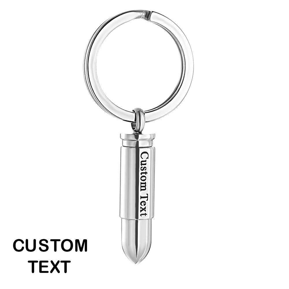 Custom Engraved Bullet Keychain for Children Christmas Gifts -
