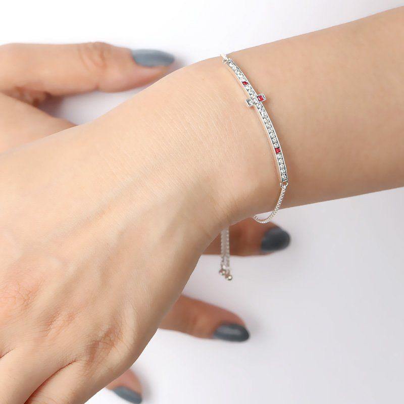 Cross Bracelet Silver - soufeelus