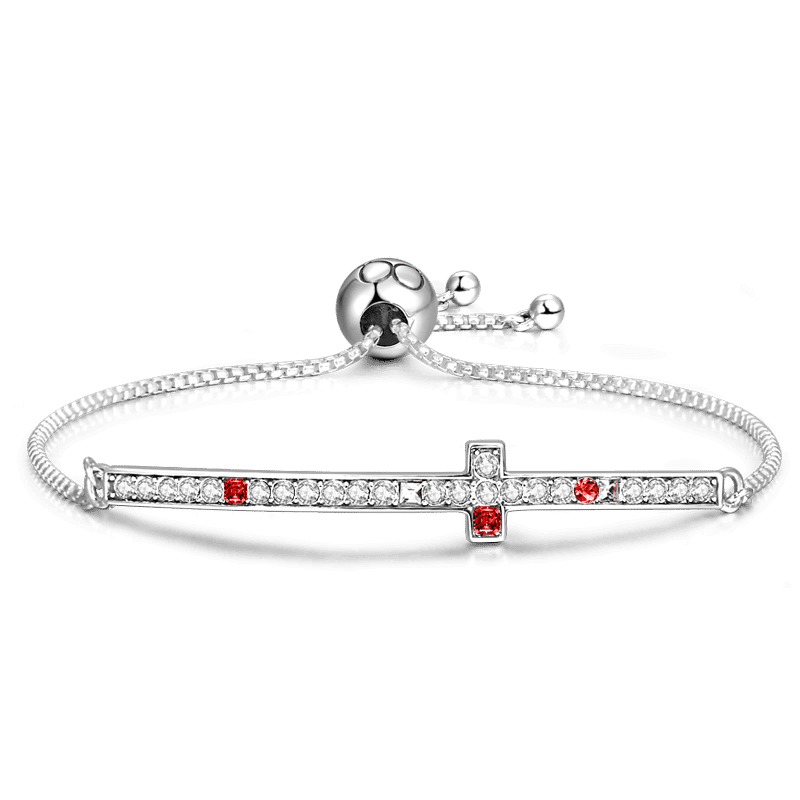 Cross Bracelet Silver - soufeelus