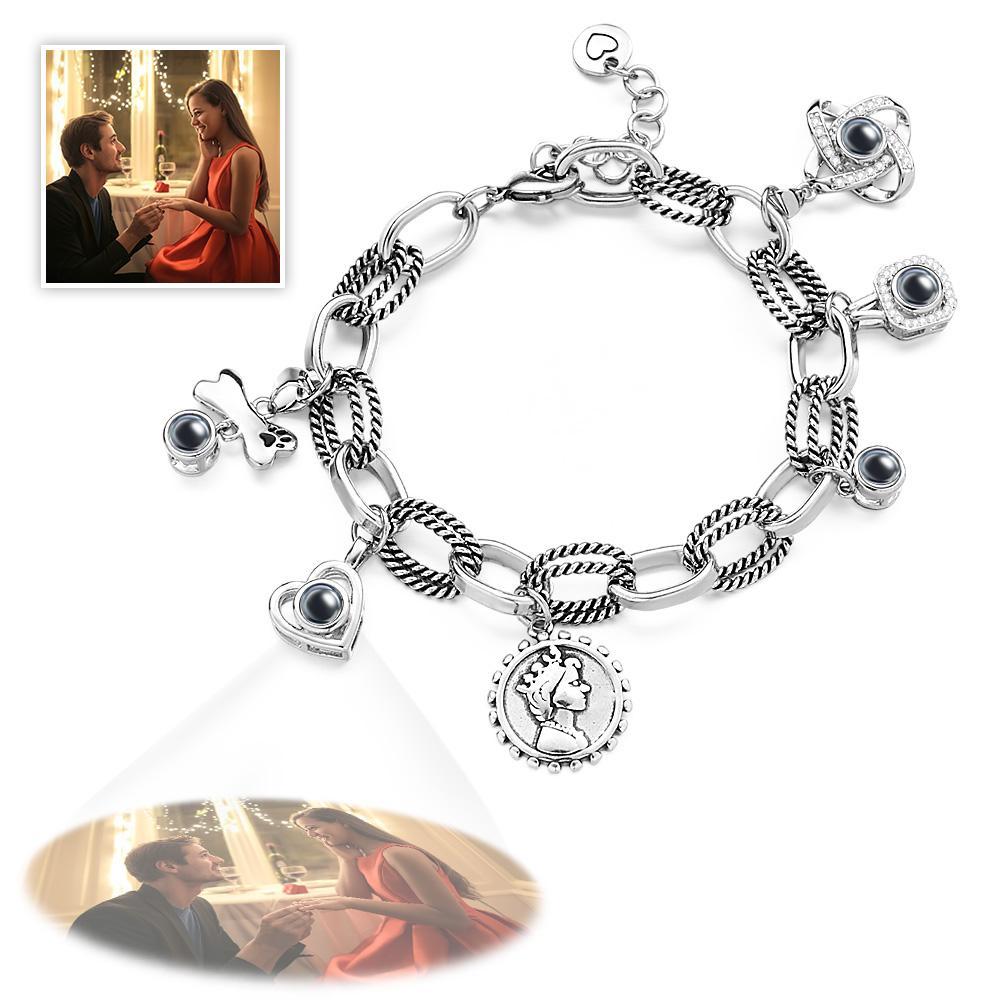 Personalized Optional Photo Projection Bracelet Creative Present for Someone - soufeelmy