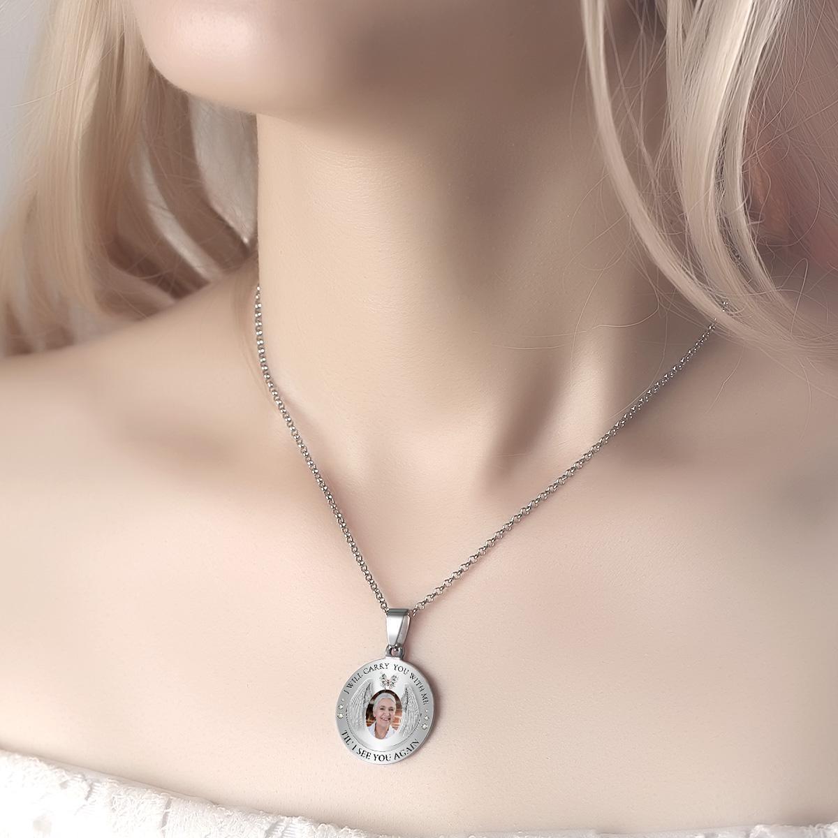 Custom Photo Necklace Vintage Commemorate Metal Gifts - soufeelmy